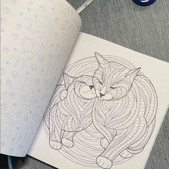 Creative Cats Adult Coloring Book for Cat Lovers - Picture 6 of 7